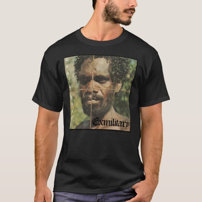 Camiseta Death Grips Exmilitary Classic T-Shirt (Frente)