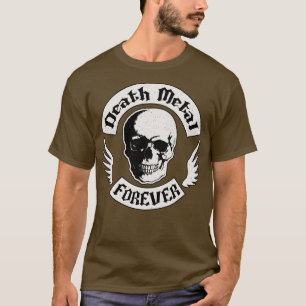 Camiseta Death Metal Forever Heavy Metal Music Genre Skull