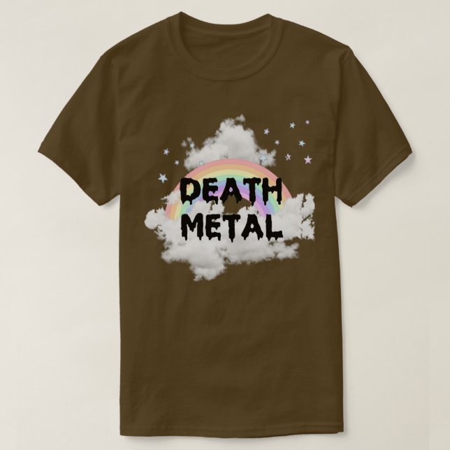 Camiseta Death Metal Hardcore Metal Rainbow Metal Rainbow H (Frente do Design)