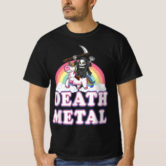 Camiseta Death Metal Rock Music Rainbow Grim Reaper