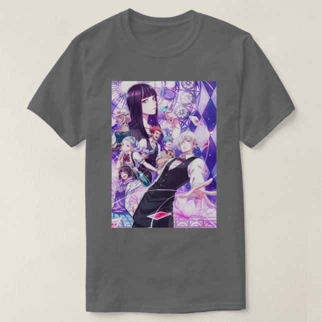 Camiseta Death Parade Decim Chiyuki 3 (Frente do Design)