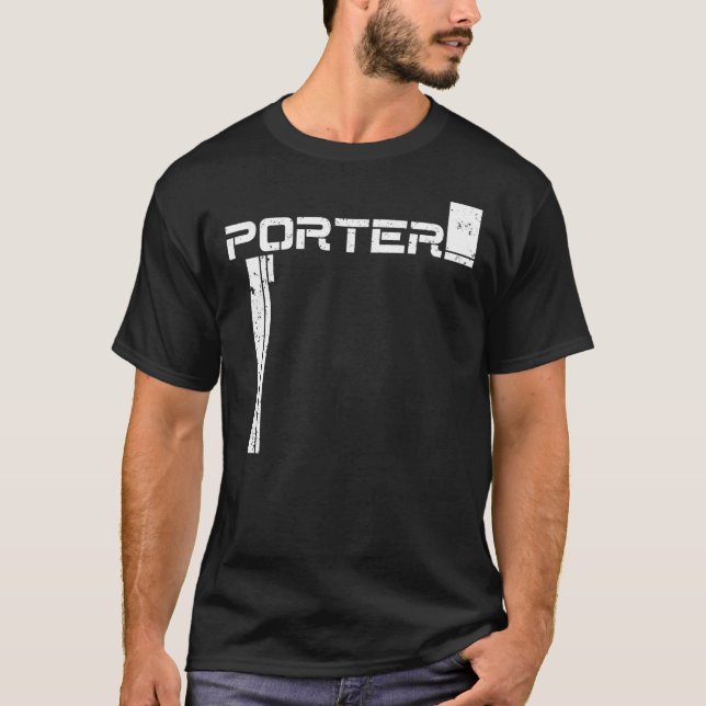 Camiseta Death Stranding Porter Logo Classic T-Shirt (Frente)