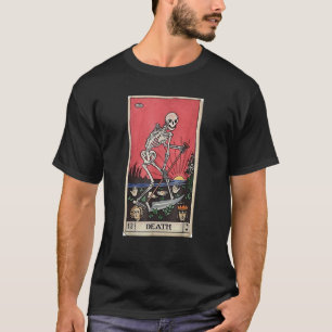 Camiseta Death Tarot Skeleton Halloween Costume