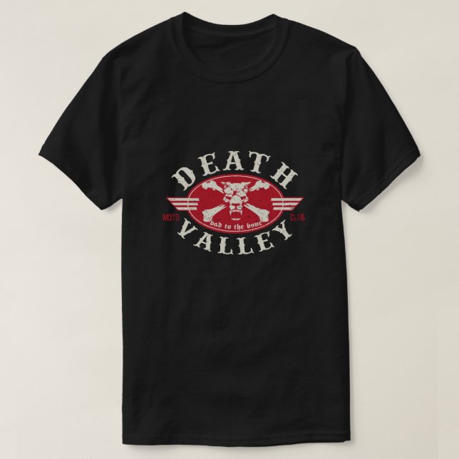 Camiseta Death Valley Moto Club T-Shirt (Frente do Design)