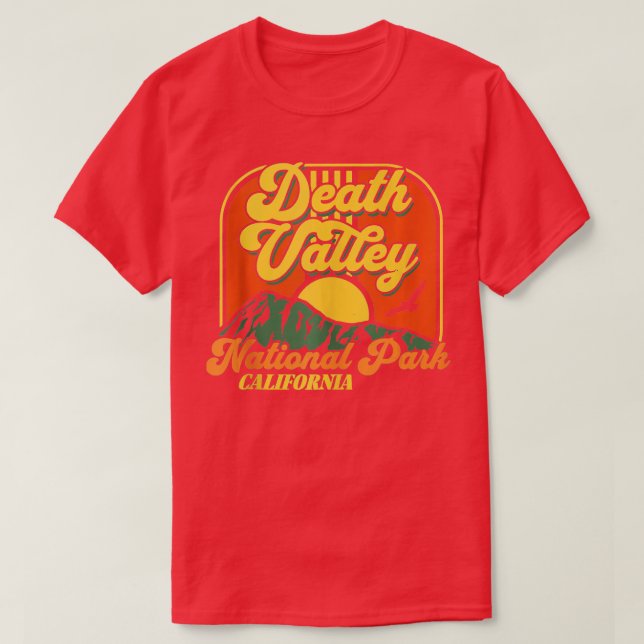 Camiseta Death Valley National Park California Nature Hikin (Frente do Design)