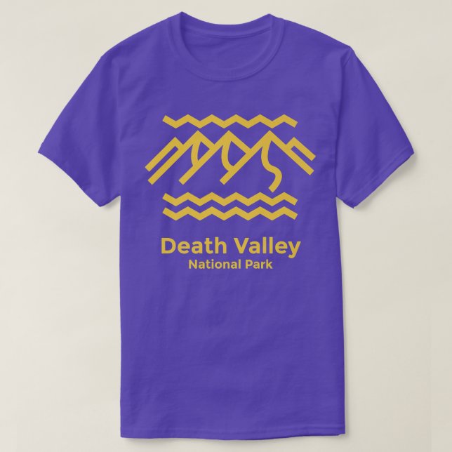 Camiseta Death Valley National Park California Retro Graphi (Frente do Design)