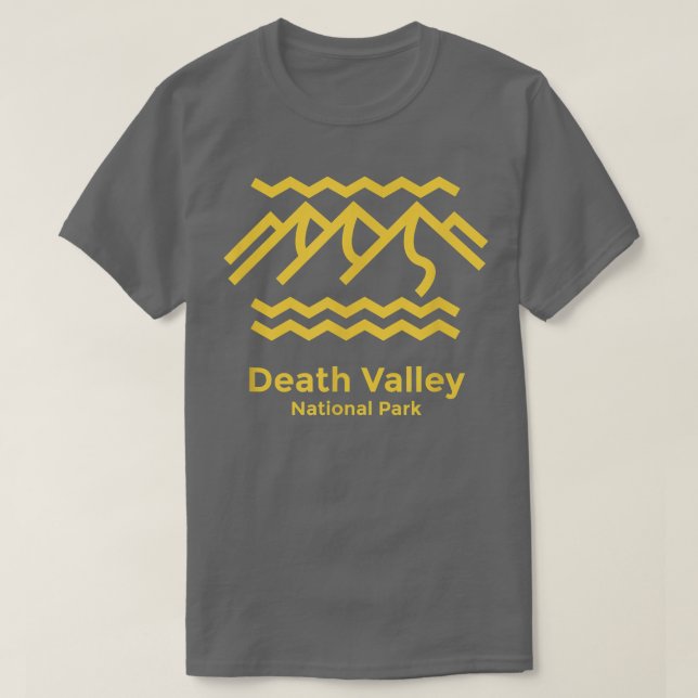 Camiseta Death Valley National Park California Retro Graphi (Frente do Design)