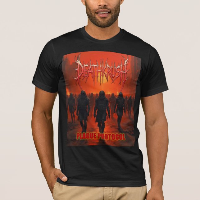Camiseta Deathkrush - Canvas T-shirt Plague protocol (Frente)