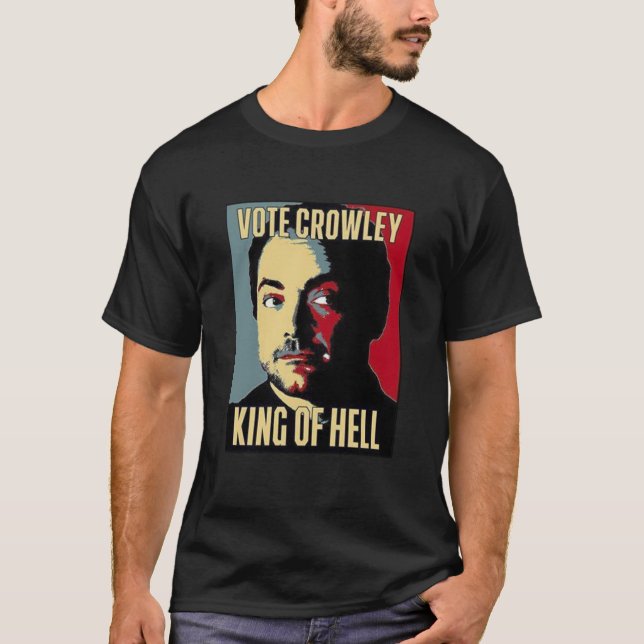 Camiseta Debate Crowley - REI DO INFERNO (Frente)