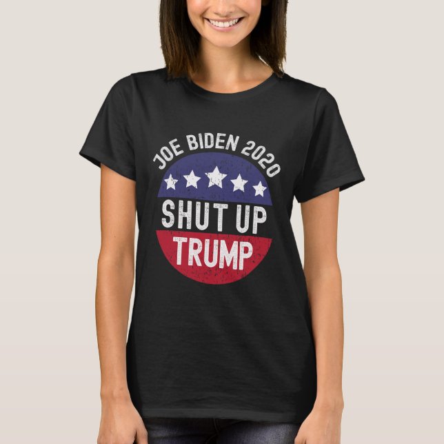 Camiseta Debate presidencial sobre Joe Biden De (Frente)
