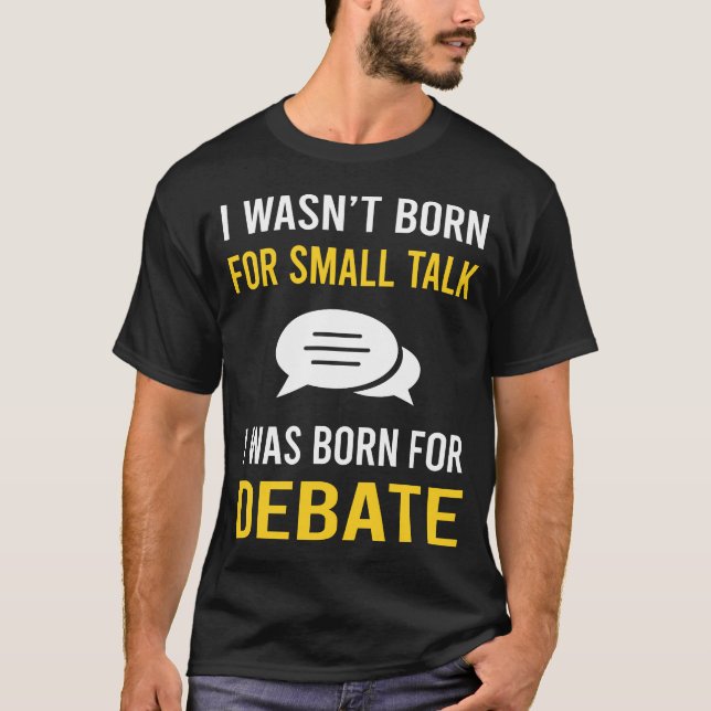 Camiseta Debate sobre Conversas Fiadas (Frente)