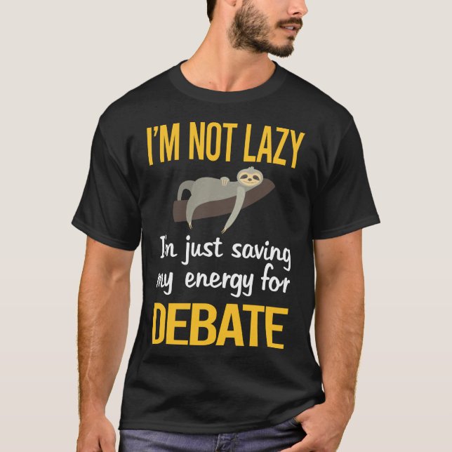 Camiseta Debate sobre economia de energia (Frente)
