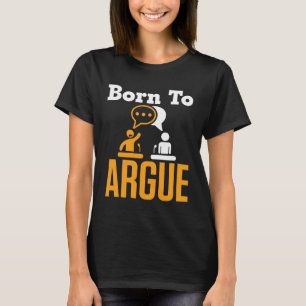 Camiseta Debater da Equipe de Debate de nascer a Argue