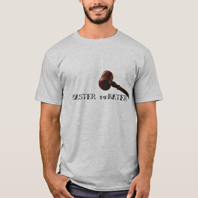Camiseta Debater mestre (Frente)
