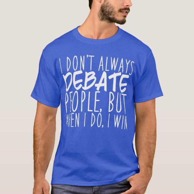 Camiseta Debater mestre (Frente)