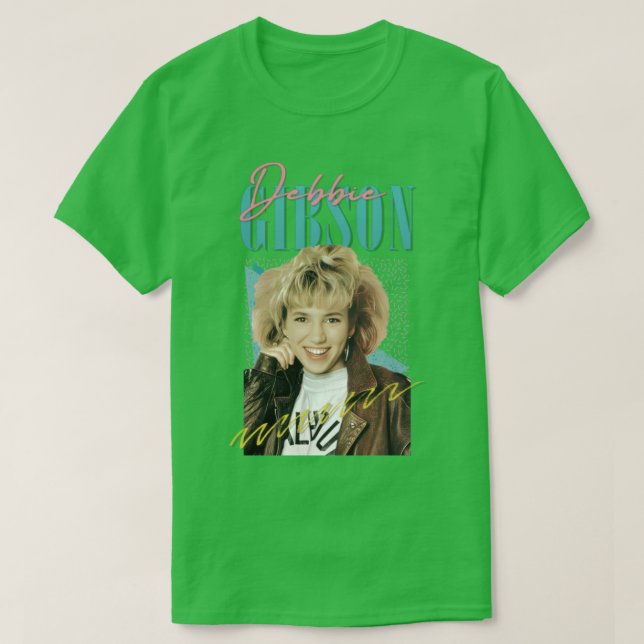 Camiseta Debbie Gibson 80 e Design estética estilizada (Frente do Design)