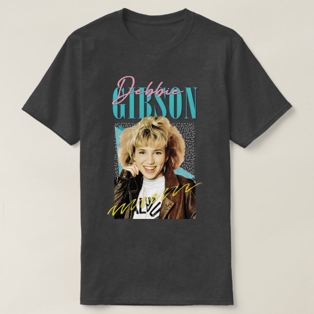 Camiseta Debbie Gibson 80 e Design estética estilizada (Frente do Design)