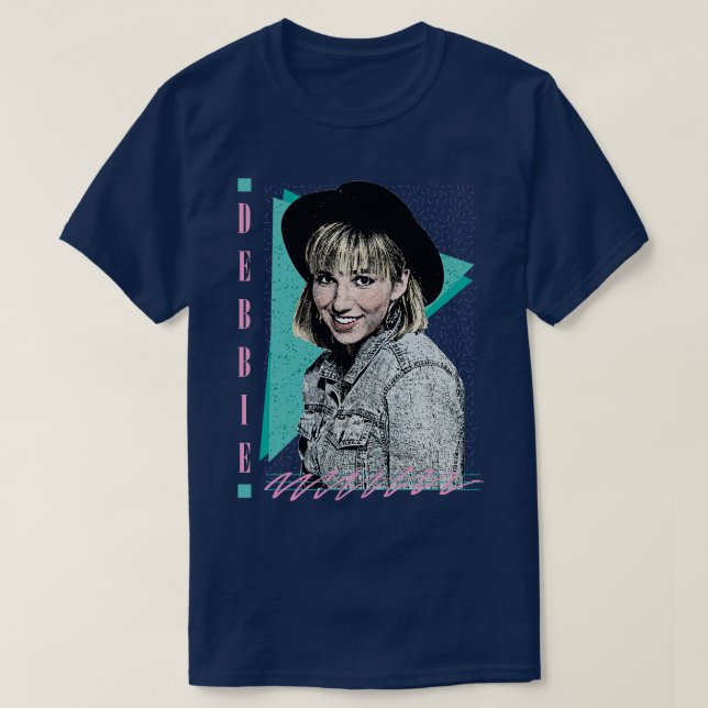 Camiseta Debbie Gibson 80s Estimulada Design 2 (Frente do Design)