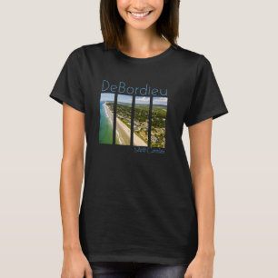 Camiseta DeBordieu Carolina do Sul Arte da Linha do Céu Pra