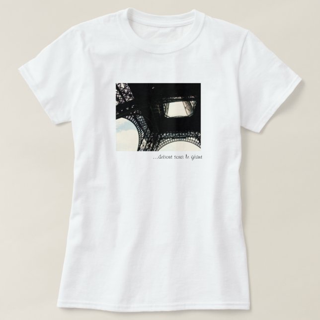 Camiseta … debout le sous géant (Frente do Design)