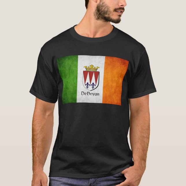 Camiseta DeBryan Irish Flag (Frente)