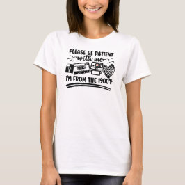 Camiseta década de 1900