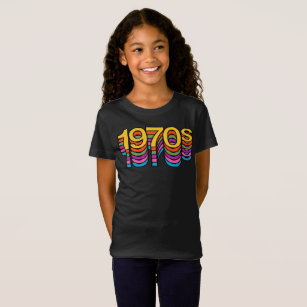 Camiseta Década de 1970 da Década Favorita Moderna da Estét