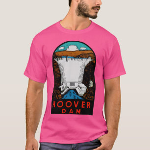 Camiseta Decano de Viagens vintage da barragem Hoover