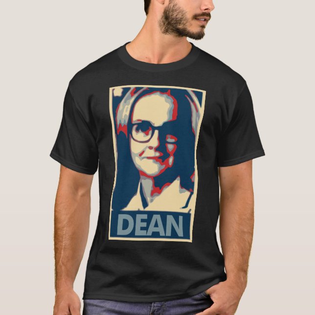 Camiseta Decano Poster Político Paródia de Madeleine (Frente)