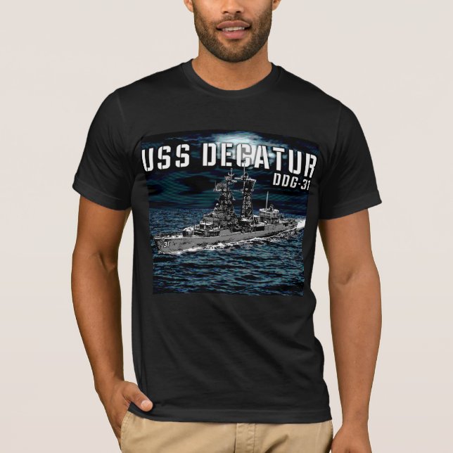Camiseta Decatur para mísseis guiados (Frente)