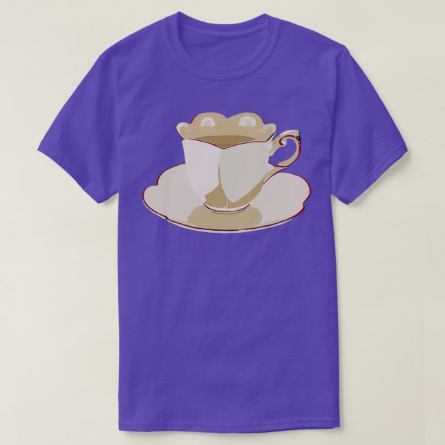 Camiseta Decência do sotaque do chá (Frente do Design)