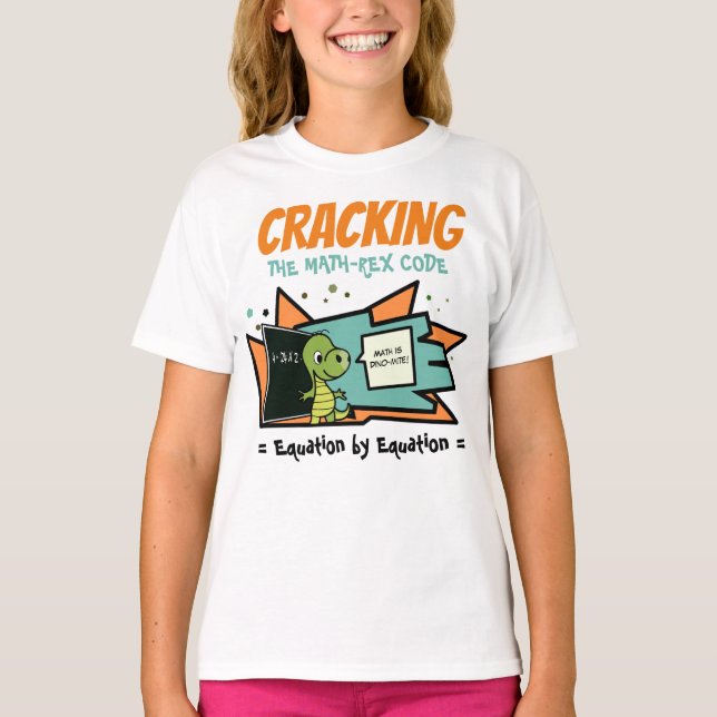Camiseta Decifrando o Código Math-Rex (Frente)