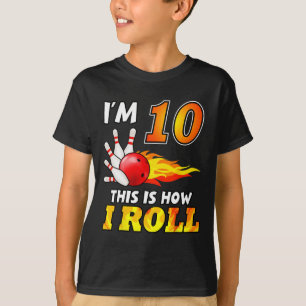 Camiseta Décima Boliche De Aniversário É Assim Que Eu Rolo