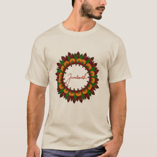 Camiseta Décima Décima Décima Doutrina floral - Cores inspi
