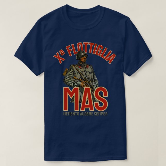 Camiseta Decima Flottiglia MAS (Frente do Design)