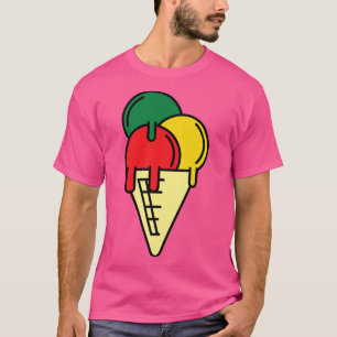 Camiseta Décima Junta Celebrando o Sorvete da Liberdade Neg