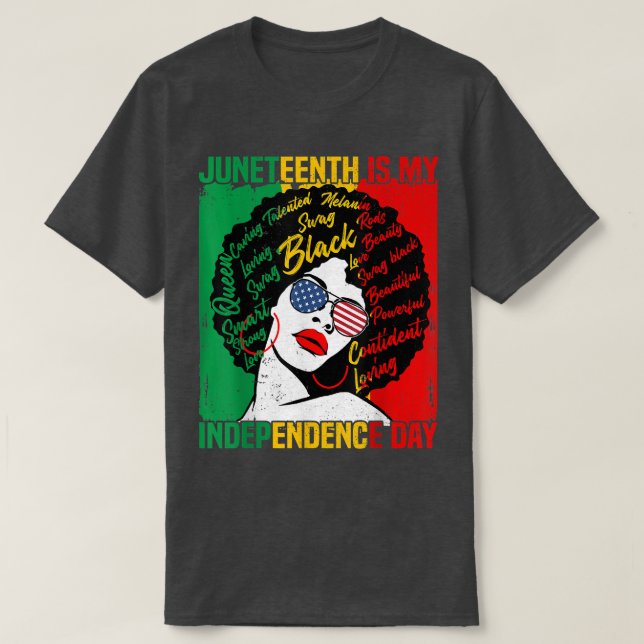 Camiseta Décima Junta é o Dia da Independência das Mulheres (Frente do Design)
