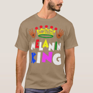 Camiseta Décima Junta Melanina Rei Emancipação Dia Negro