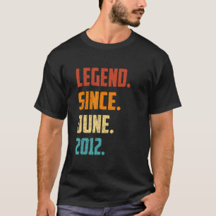 Camiseta Décima Legenda De Aniversário Desde Junho De 2012,