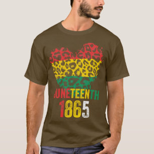 Camiseta Décima Nona-Nona Orgulho Negro Africano 1865