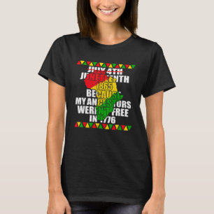 Camiseta Décima Sétima Ancestrais Black African American Fl