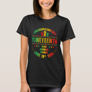 Camiseta Décima Sétima Edição Dia Negro 19 de junho de 1865