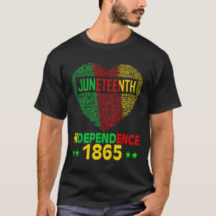 Camiseta Décima Sétima História Negra do Coração Mulheres A