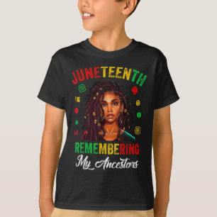 Camiseta Décima Sétima Lembrando Minhas Ancestrais Meninas