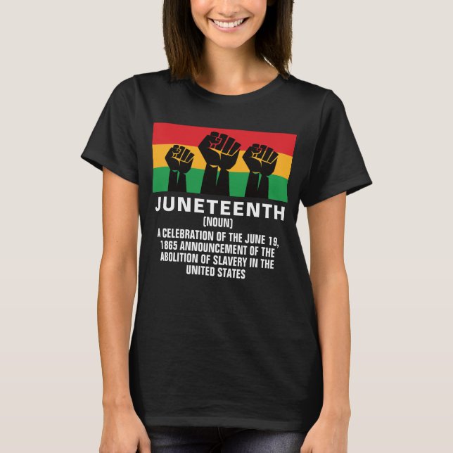 Camiseta Décima Sétima Liberdade Negra do Orgulho Africano  (Frente)