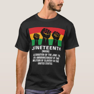 Camiseta Décima Sétima Liberdade Negra do Orgulho Africano