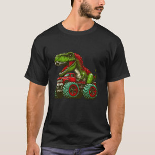 Camiseta Décima Sétima Monstrada Dinossauro T Rex Boys