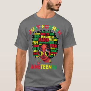 Camiseta Décima Sétima Negra História Negra África American