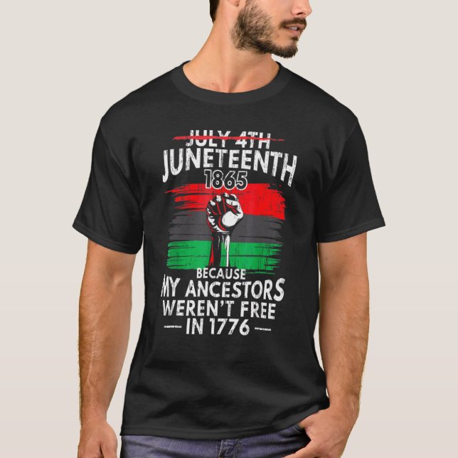 Camiseta Décima Sétima Orgulho De Poder Enche Meus Ancestra (Frente)