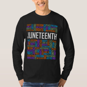 Camiseta Décima Sétima Palavras História Negra África Afro-